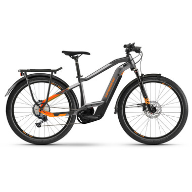 Bicicleta de senderismo eléctrica HAIBIKE TREKKING 10 DIAMANT Gris/Naranja 2023 0